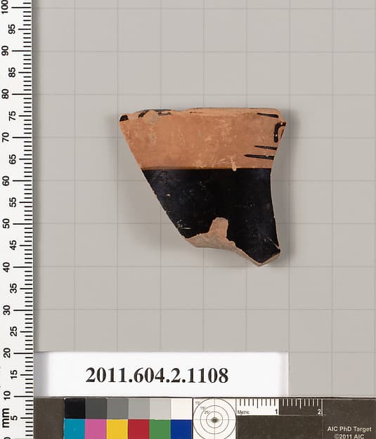 Terracotta fragment of a lekythos (oil flask)