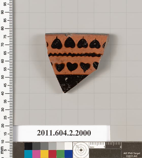 Terracotta fragment of a plate