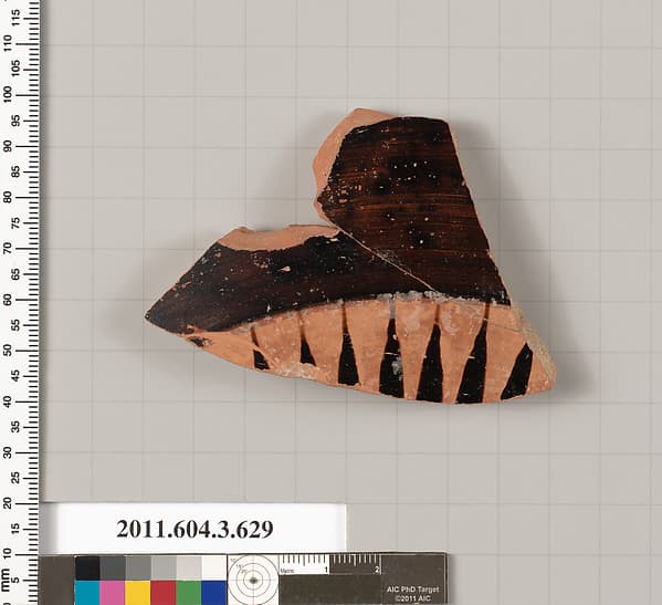 Terracotta fragment of a calyx-krater (bowl for mixing wine and water)