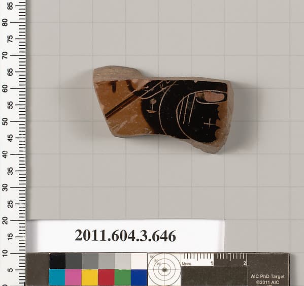 Terracotta fragment of a calyx-krater (bowl for mixing wine and water)