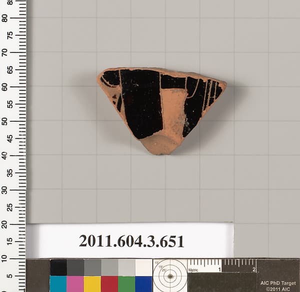 Terracotta fragment of a volute-krater (bowl for mixing wine and water)
