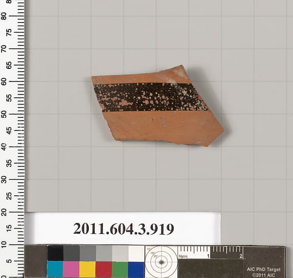 Terracotta fragment of a lekythos (oil flask)