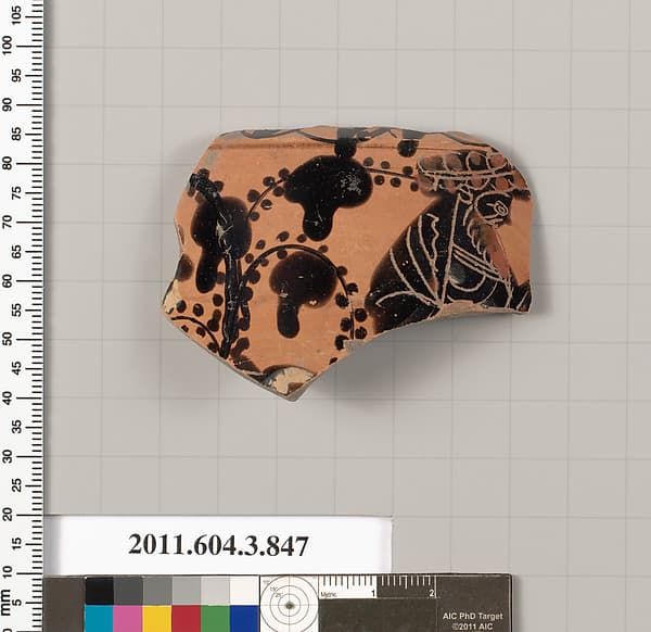 Terracotta fragment of a lekythos (oil flask)