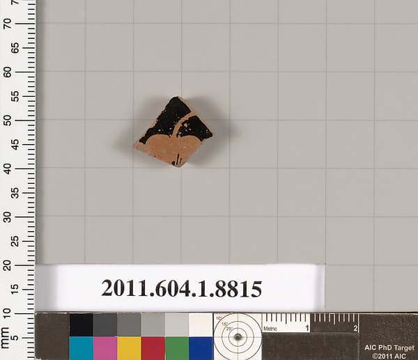 Terracotta fragment of a kylix (cup)