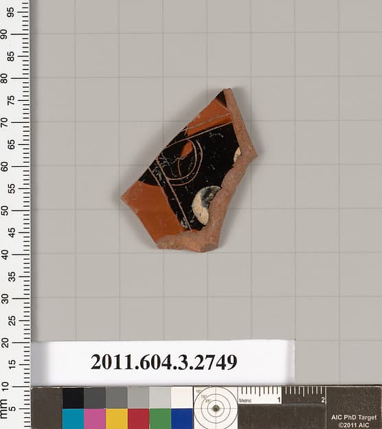 Terracotta fragment of an oinochoe (jug) or olpe (jug)