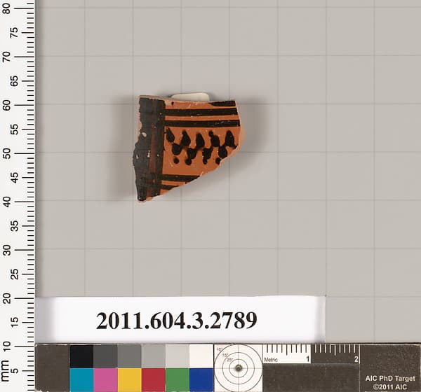 Terracotta fragment of an olpe (jug)