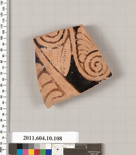 Terracotta fragment of a krater (deep bowl)