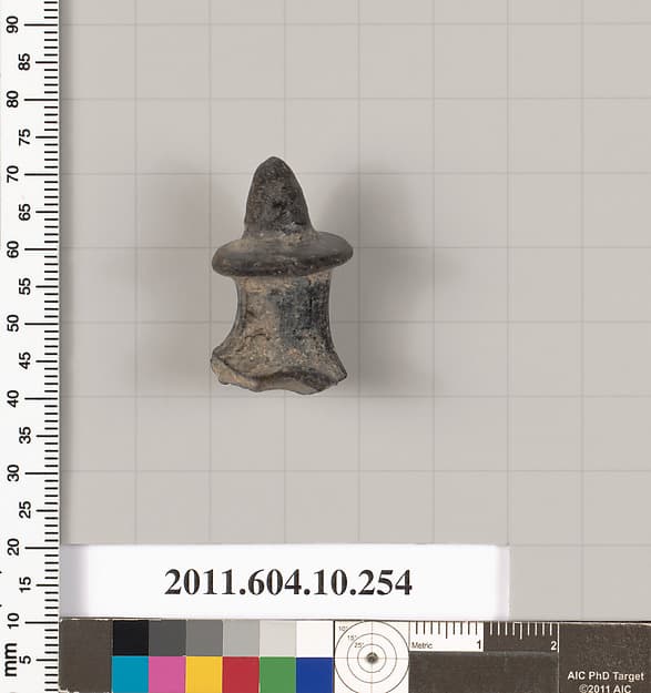 Terracotta fragment of a kyathos (single handed cup)?