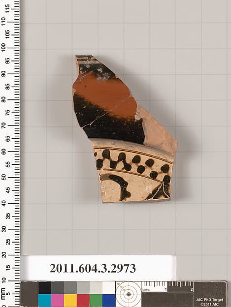 Terracotta fragment of a plate