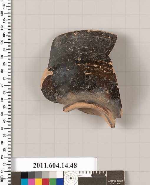 Terracotta rim fragment of a bowl