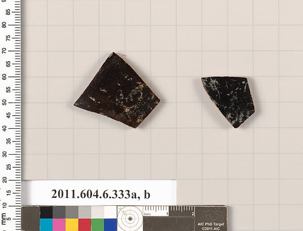 Terracotta fragments of unidentified shapes