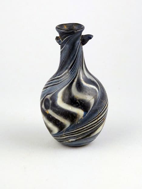Glass mosaic perfume bottle