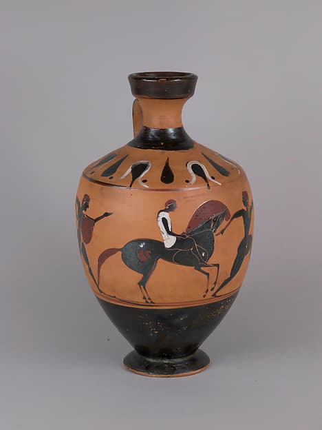 Terracotta lekythos (oil jar)