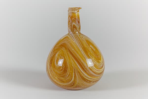 Glass mosaic perfume bottle