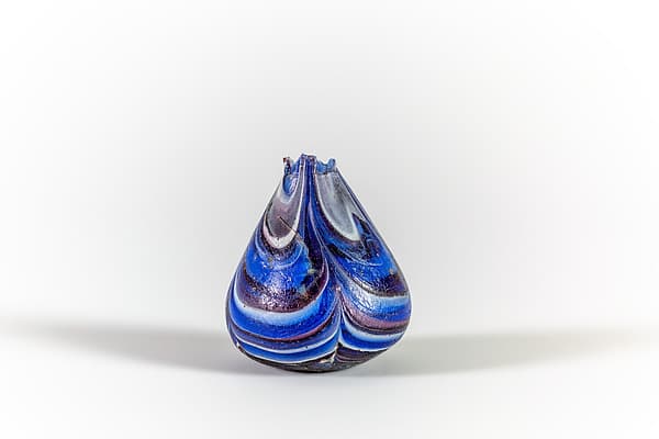 Glass mosaic perfume bottle
