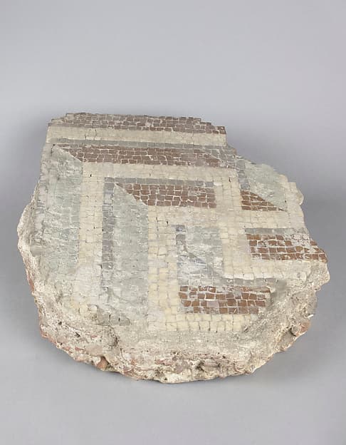 Mosaic floor fragment