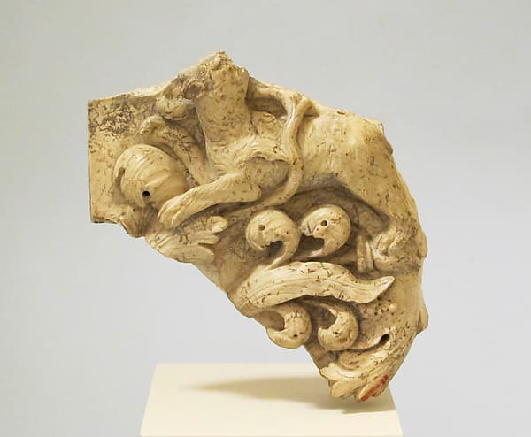 Marble relief fragment