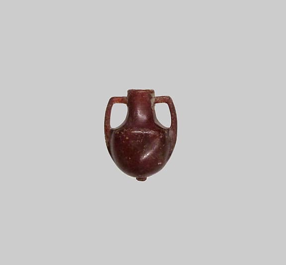 Miniature amber amphora (jar)