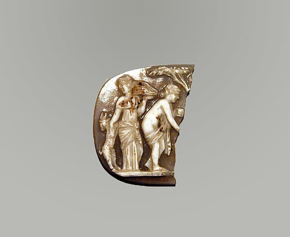 Sardonyx cameo fragment with a sacrificial scene