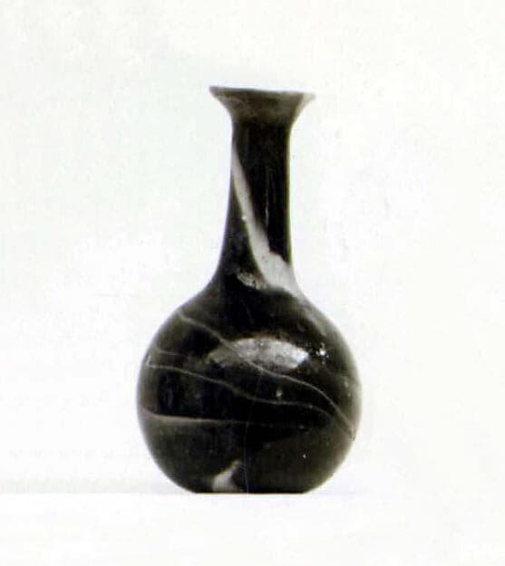 Glass mosaic perfume bottle