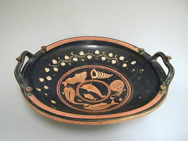 Terracotta lekanis (dish), by Phrixos Group