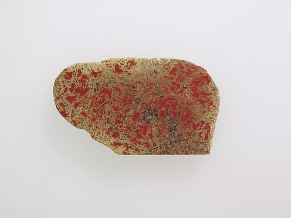 Glass monochrome inlay fragment
