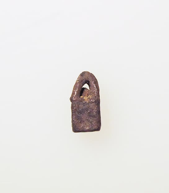 Silver cage and ball pendant from an earring