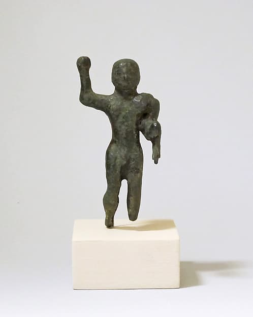 Bronze statuette of Herakles