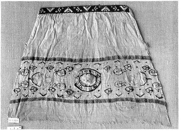 Sleeve Fragment with a Band with Fish and Blossoms