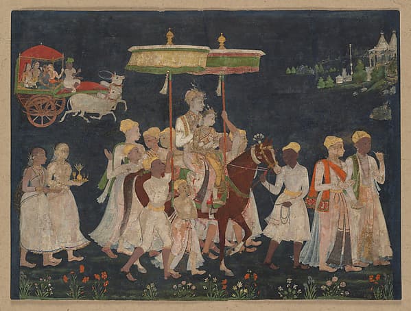 Wedding Procession of Sultan Muhammad Quli Qutb Shah