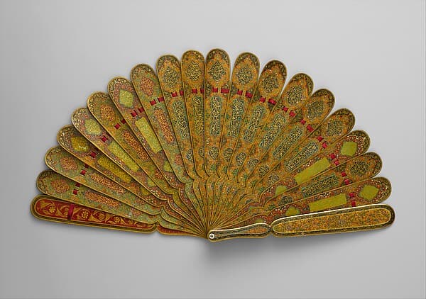 Fan with Poetic Verses