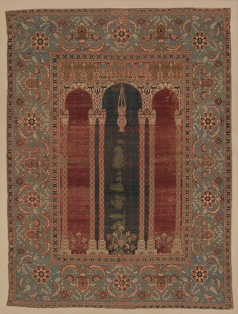 Carpet with Triple-Arch Design