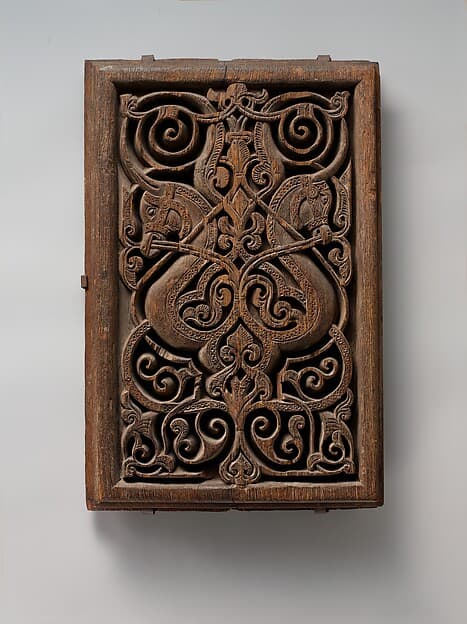 Panel with Horse Heads