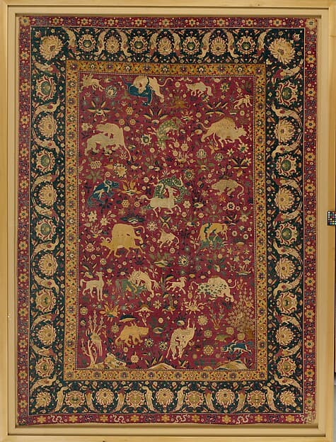 Silk Animal Carpet
