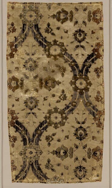 Silk Velvet Designed by 'Ghiyath', by Ghiyath