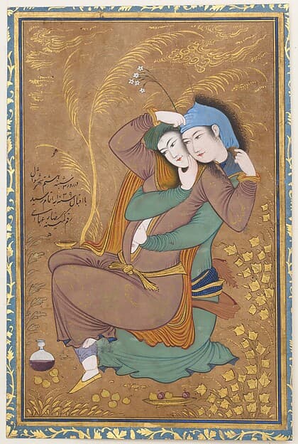 The Lovers, by Riza-yi 'Abbasi