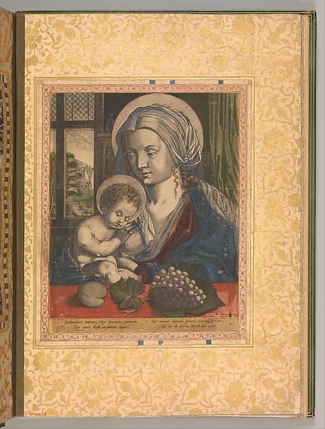 "Virgin and Child," Folio from the Bellini Album