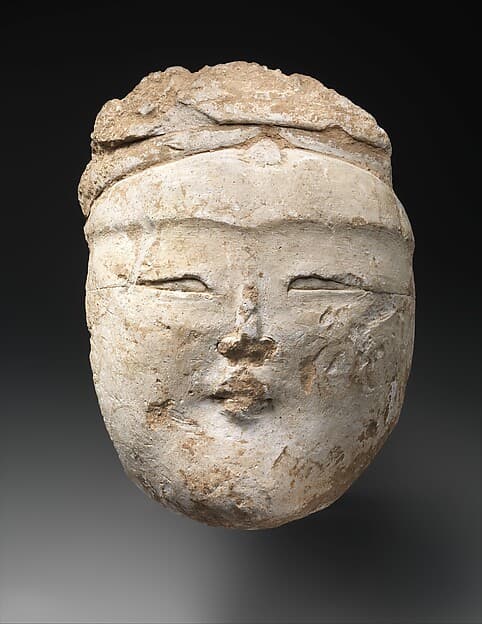 Head of a Central Asian Figure