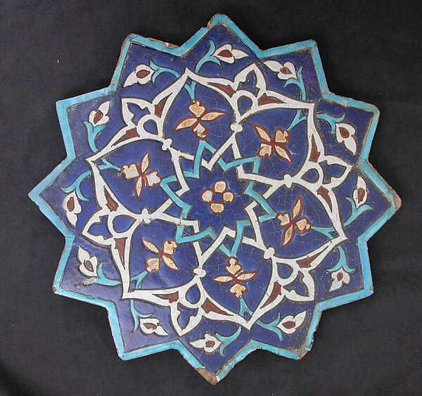 Twelve-Pointed Star-Shaped Tile