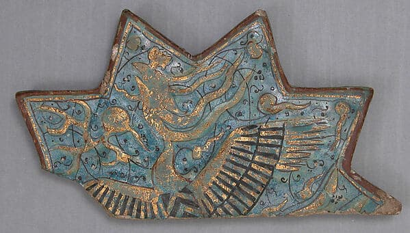 Star-Shaped Tile Fragment