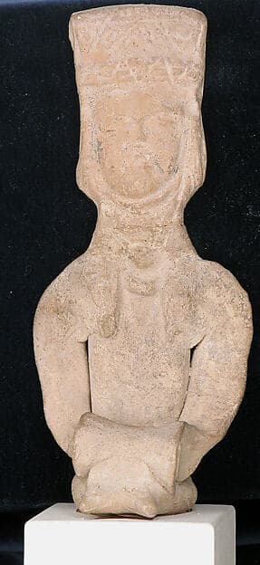Figurine of a Seated Drum Player