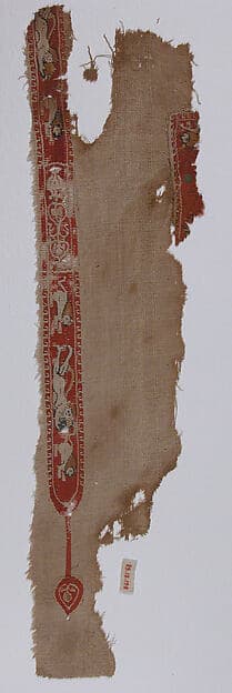 Tunic Fragment with Lions and Putti