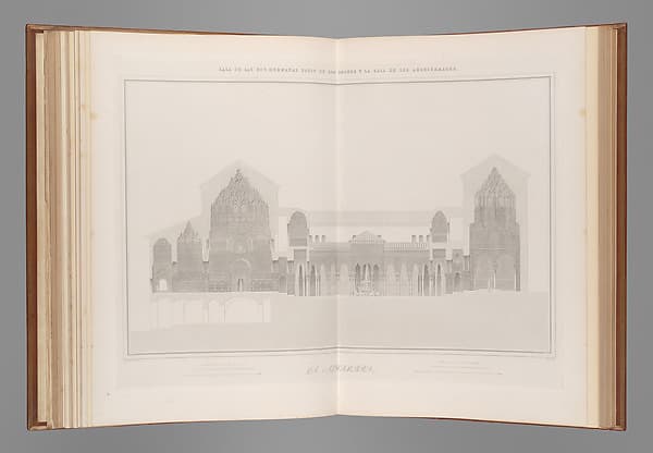 Plans, elevations, sections and details of the Alhambra : from drawings taken on the spot in 1834 by M. Jules Goury and in 1834 and 1837 by Owen Jones, with a complete translation of the Arabic inscriptions, and an historical notice of the Kings of Granada, from the conquest of that city by the Arabs to the expulsion of the Moors by Pasqual de Gayangos, by Jules Goury