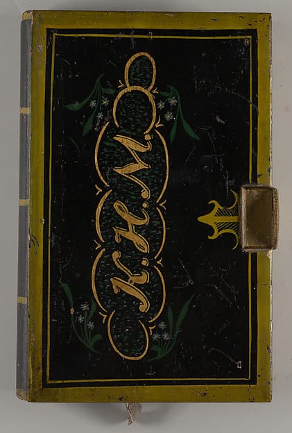 Table or dresser box with drawer, K. H. M