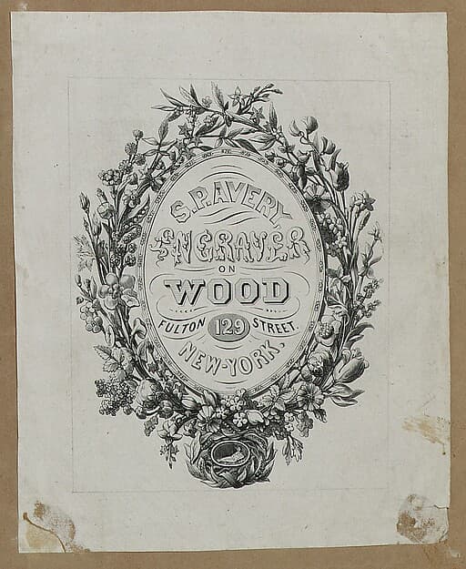 S. P. Avery, Engraver on Wood, by Samuel Putnam Avery Sr.