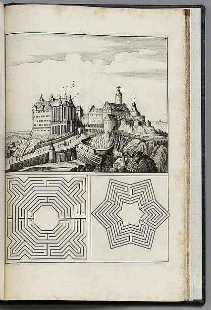 Architectura Curiosa Nova: Das ist, neue ergotzliche Sinn und Kunstreiche auch nutzliche Bau- und Wasser-Kunst . . ., by Georg Andreas Böckler