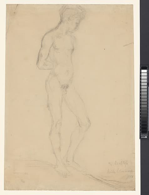 Male Nude Model, by Wilhelm Lehmbruck