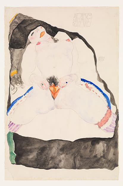 Observed in a Dream, by Egon Schiele