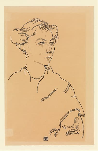 Lilly Steiner, by Egon Schiele