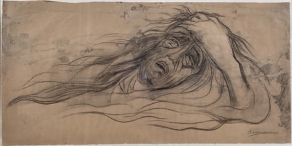 Study for "The Dream – Paolo and Francesca", by Umberto Boccioni